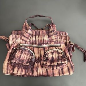 BULGA Tie Dye tote - zip top - excellent condition!